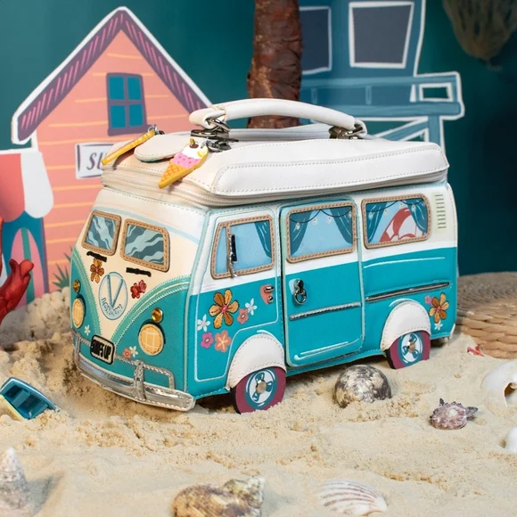 Vendula Novelty Sands Camper Van in Aqua - Picture 10 of 12